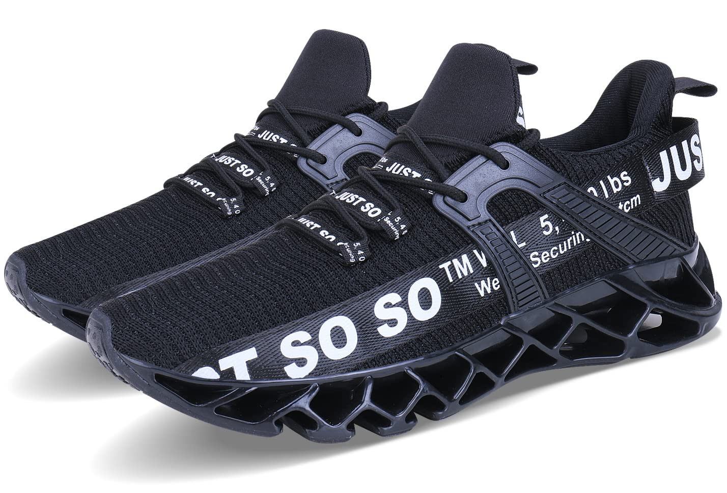 WONESION Men's Breathable Walking Tennis Running Shoes - Lightweight Blade Fashion Sneakers for Gym, Workout & Casual Wear