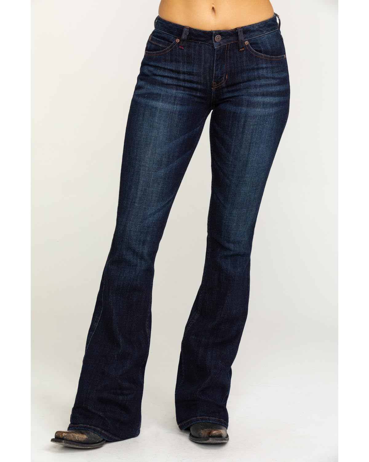 Idyllwind Women's Whiskey Debbie Dark Wash Bootcut Stretch Jeans - Comfortable & Stylish Denim Pants for Casual Wear, Work & Night Out | If19j6-Dkw