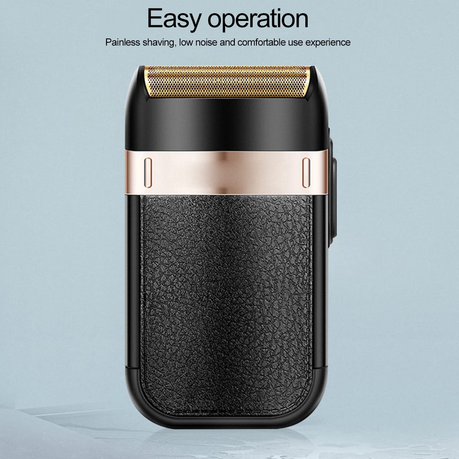 Electric Foil Shavers for Men - 2-in-1 Dual Purpose Low Noise Shaver with Powerful Motor & Stainless Steel Blades - Portable Barber Shaver Kit - Perfect Gift for Dad, Husband, Boyfriend - Great for Travel, Home & Office Use