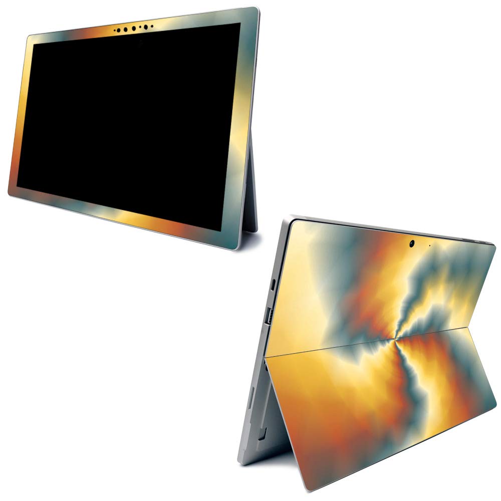 Premium Carbon Fiber Skin for Microsoft Surface Pro 7 - Eye of The Storm Design | Textured Protective Cover | Easy Application & Removal | Made in USA | Perfect for Work, Travel & School Protection