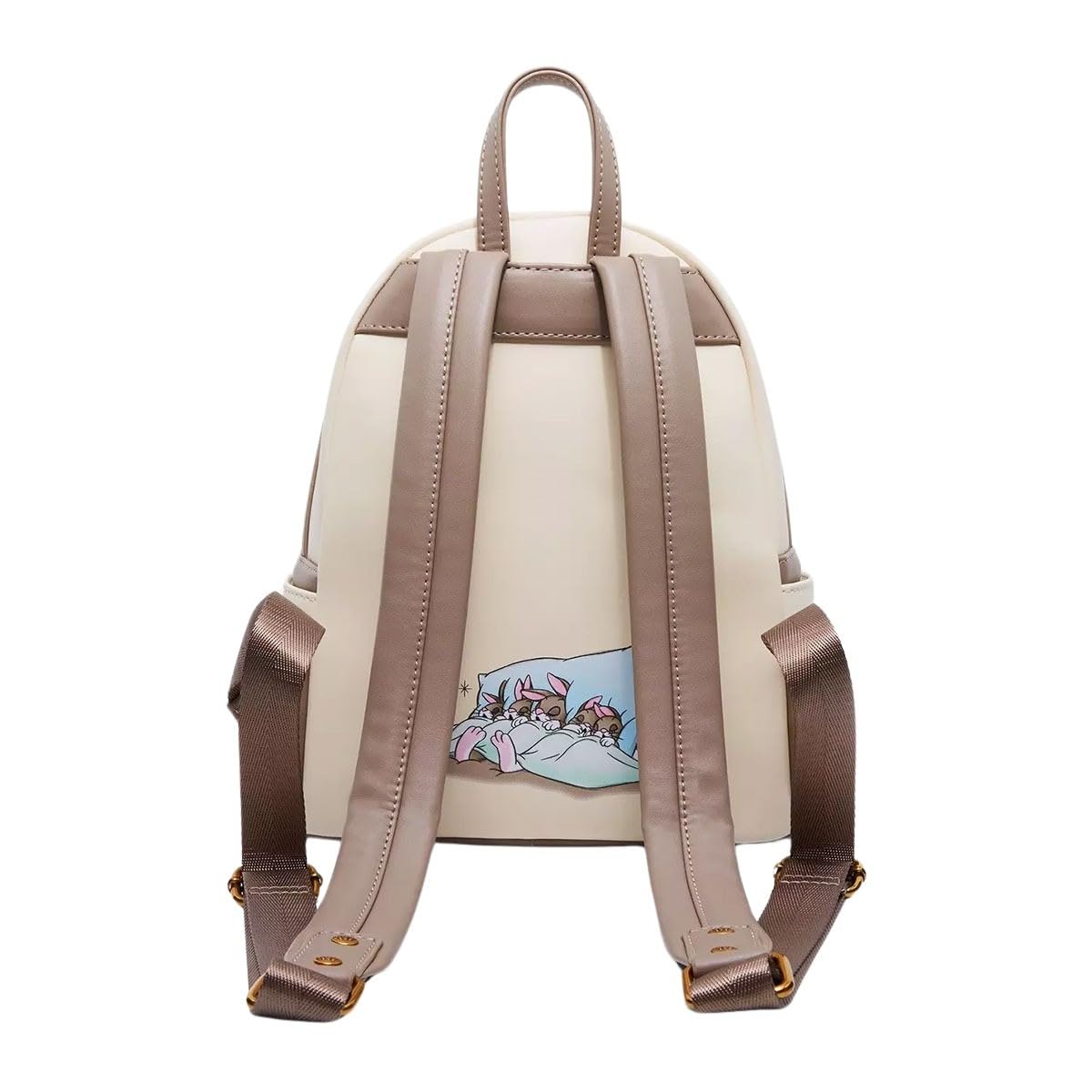 Disney Snow White and the Seven Dwarfs Loungefly Women's Backpack - Cute Bed Sleeping Design for Disney Fans, Cosplay & Theme Park Visits