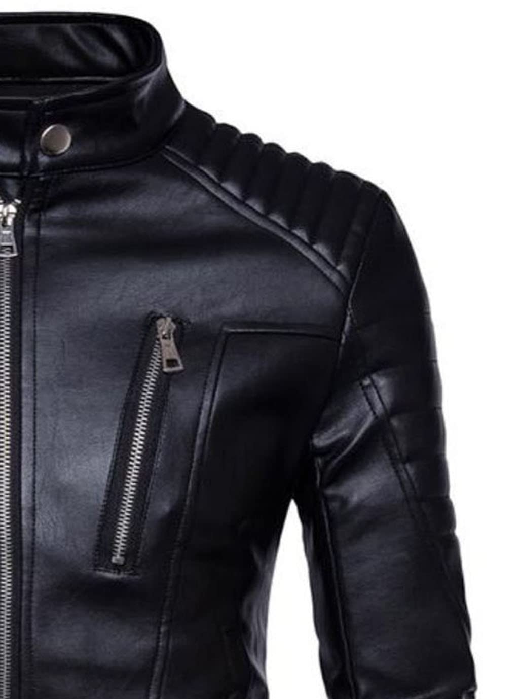 Legend Men's Black Genuine Leather Jacket - Motorcycle Rider Biker Jacket for Big & Tall - Perfect for Riding, Casual Wear & Outdoor Adventures