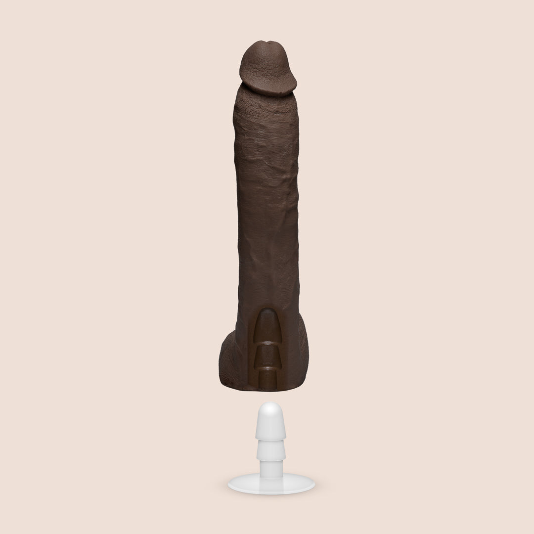 Signature Cocks Isiah Maxwell - 10 Inch Realistic Dildo with Removable Suction Cup for Solo Play, Couples Fun & BDSM Exploration