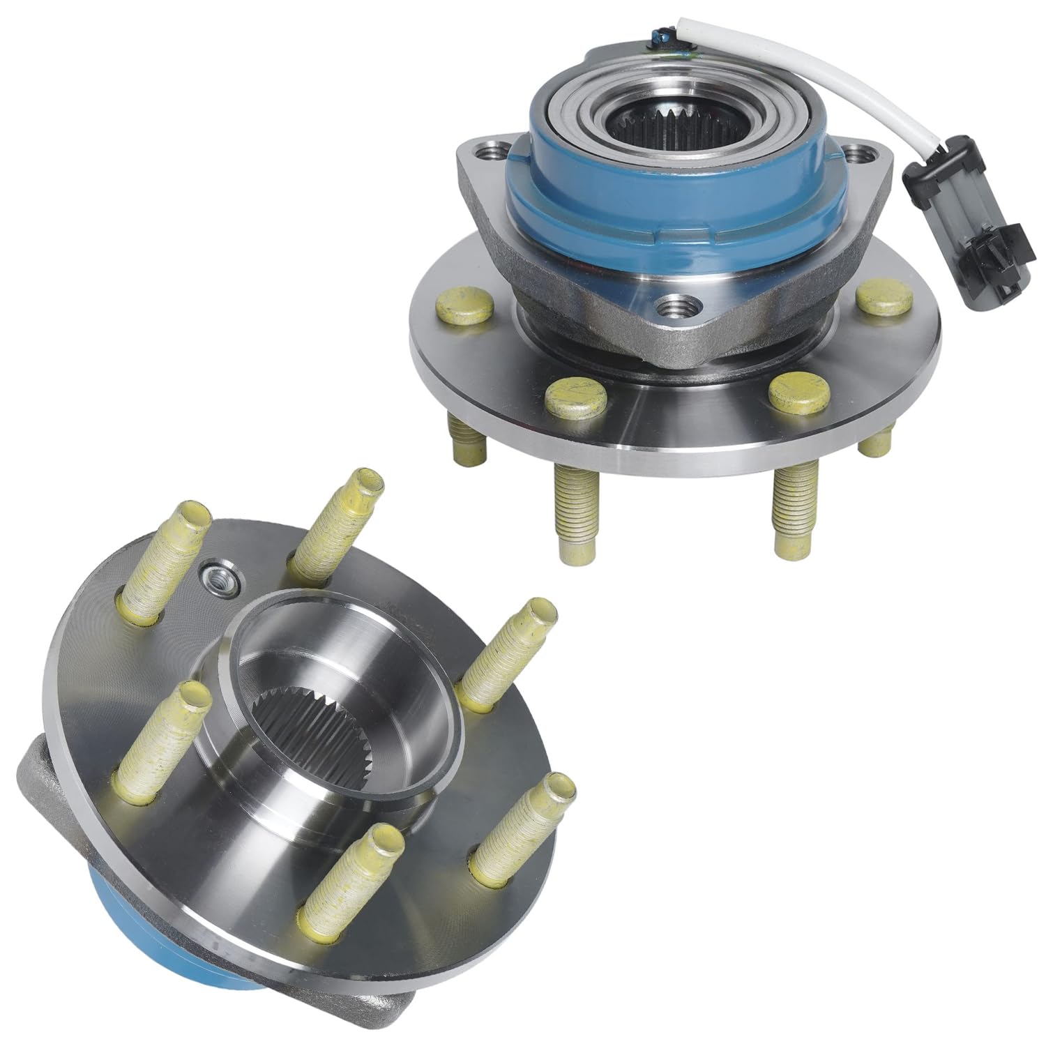 Detroit Axle 2pc Wheel Bearing Hub Assembly - Front or Rear Replacement for Buick Terraza, Chevrolet Uplander, Pontiac Montana | Durable Wheel Bearings & Hubs for Smooth Ride | Perfect for Off-Roading, Towing & Daily Commuting