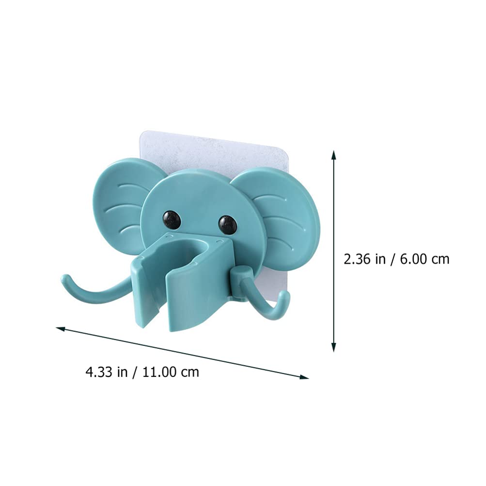 3pcs Elephant Shower Head Holder - Sturdy Bathroom Shower Bracket Stand with Cartoon Design for Kids, Perfect for Baby/Toddler Bath Time Fun and Bathroom Decor