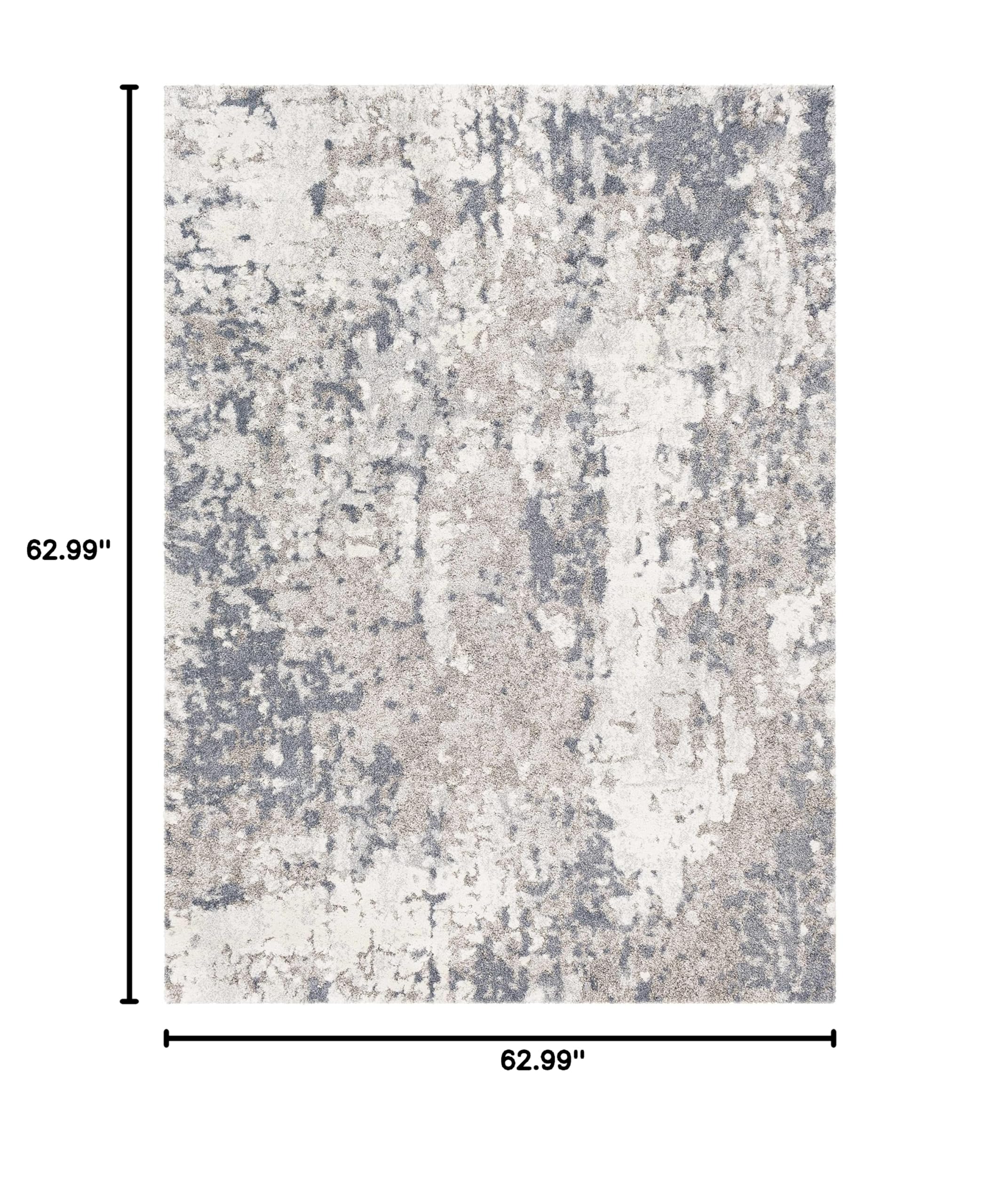 Hauteloom Walhonding Modern High Pile Area Rug - 5'3