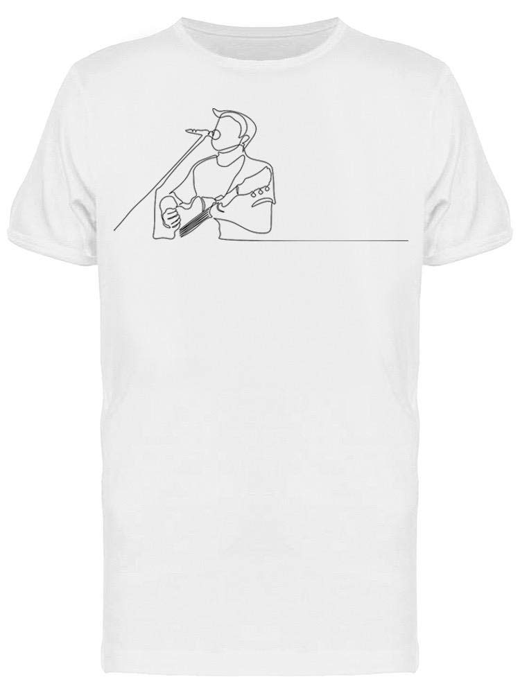 Smartprints Guitarist Singing T-Shirt for Men - Rock Band Music Lover Gift - Perfect for Concerts, Gigs & Casual Wear