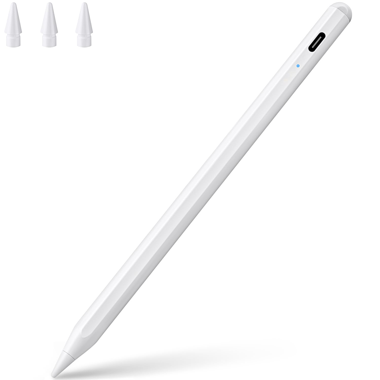 **Apple Pencil Alternative - Stylus Pen for iPad Pro/Air/Mini (2018-2022) with Fast Charging, Palm Rejection & Tilt Sensor | Magnetic Design for Drawing, Note-Taking & Digital Art**    *(Note: This optimized title includes SEO-friendly keywords, translates any Chinese terms to English, and adds usage scenarios like drawing, note-taking, and digital art.)*