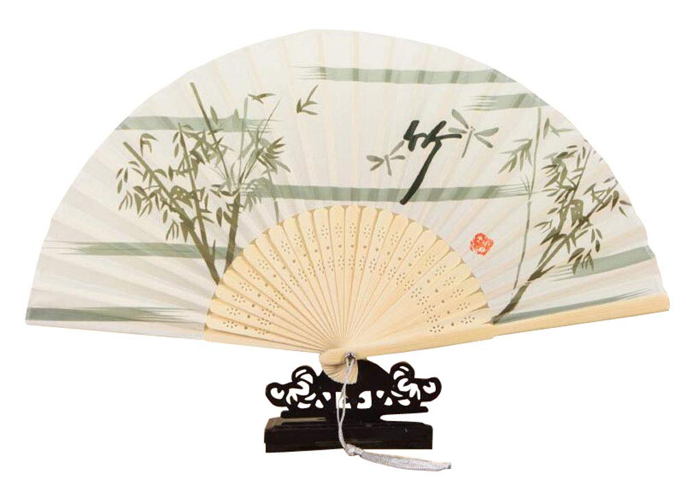 Vintage Folding Hand Fan for Women & Girls - Portable Summer Cooling Fan with Classic Design - Perfect for Outdoor Activities, Beach Trips, and Hot Weather Use