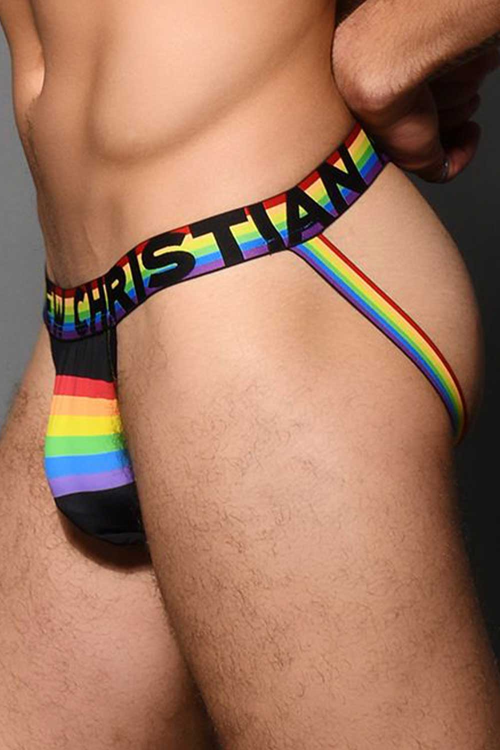 Rainbow Arch Jock Strap - Comfortable & Supportive Underwear for Athletes & Gym Workouts - Perfect for Running, Cycling & Sports Activities