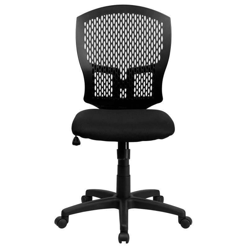 FLASH Mid Back Designer Swivel Office Chair with Fabric Seat - Ergonomic Task Chair for Home & Office Workspaces (Model WL 3958SYG) - Perfect for Computer Desks, Study Rooms & Conference Areas