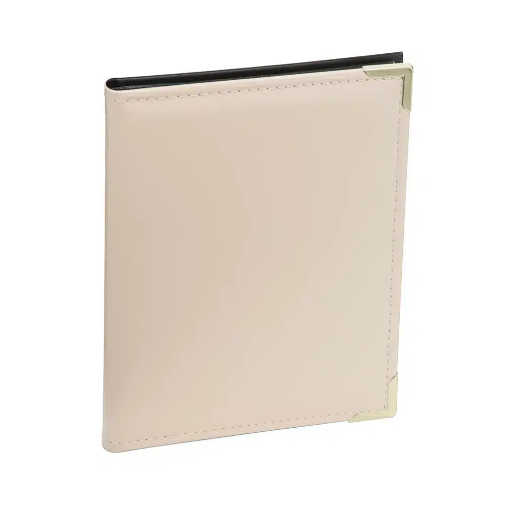 Kenro Carlton 5x7 Mini Photo Album Ivory - Scrapbook, Wedding, Baby Memory Book for Photos and Keepsakes