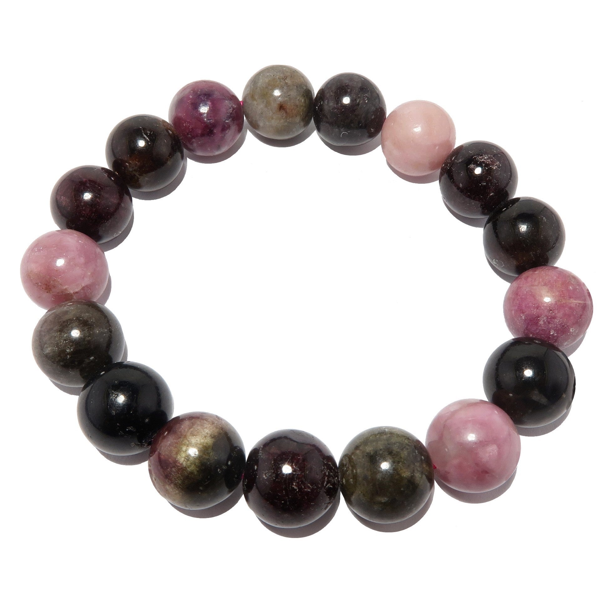 Rainbow Tourmaline Bracelet for Women - Natural Gemstone Jewelry for Positive Energy & Healing - Perfect for Meditation, Yoga & Spiritual Gifts