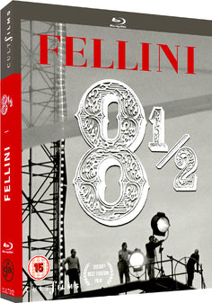8 1/2 Blu-ray Movie | Classic Italian Film by Federico Fellini | Perfect for Movie Nights & Film Studies