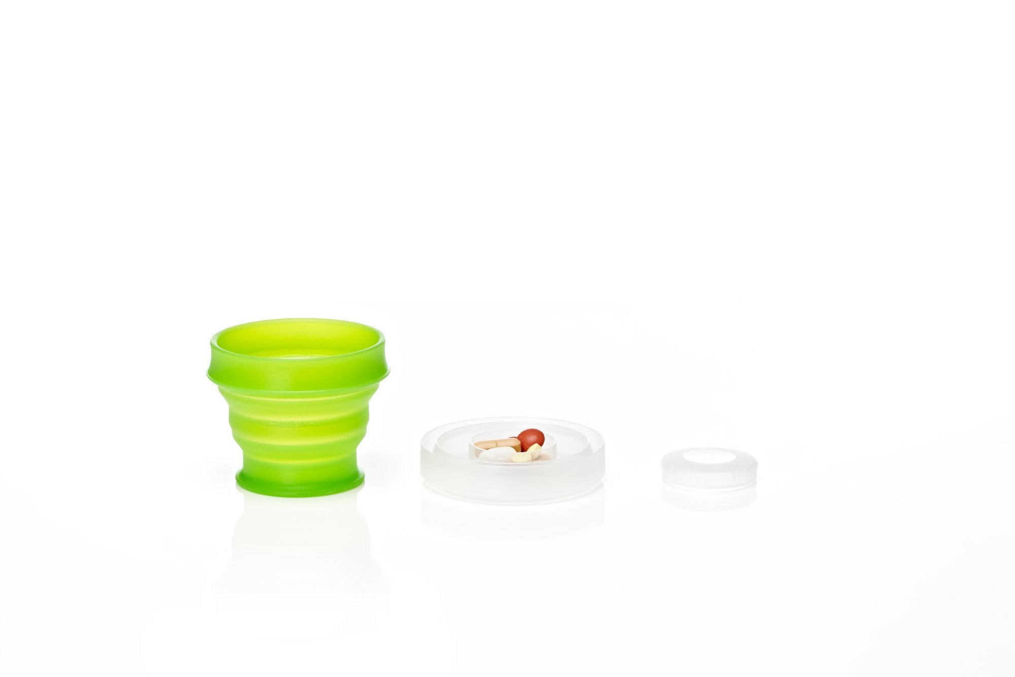 Humangear GoCup 4oz (118mL) Collapsible Travel Cup - Compact, Leak-Proof Drinking Cup for Camping, Hiking, Backpacking & Outdoor Adventures