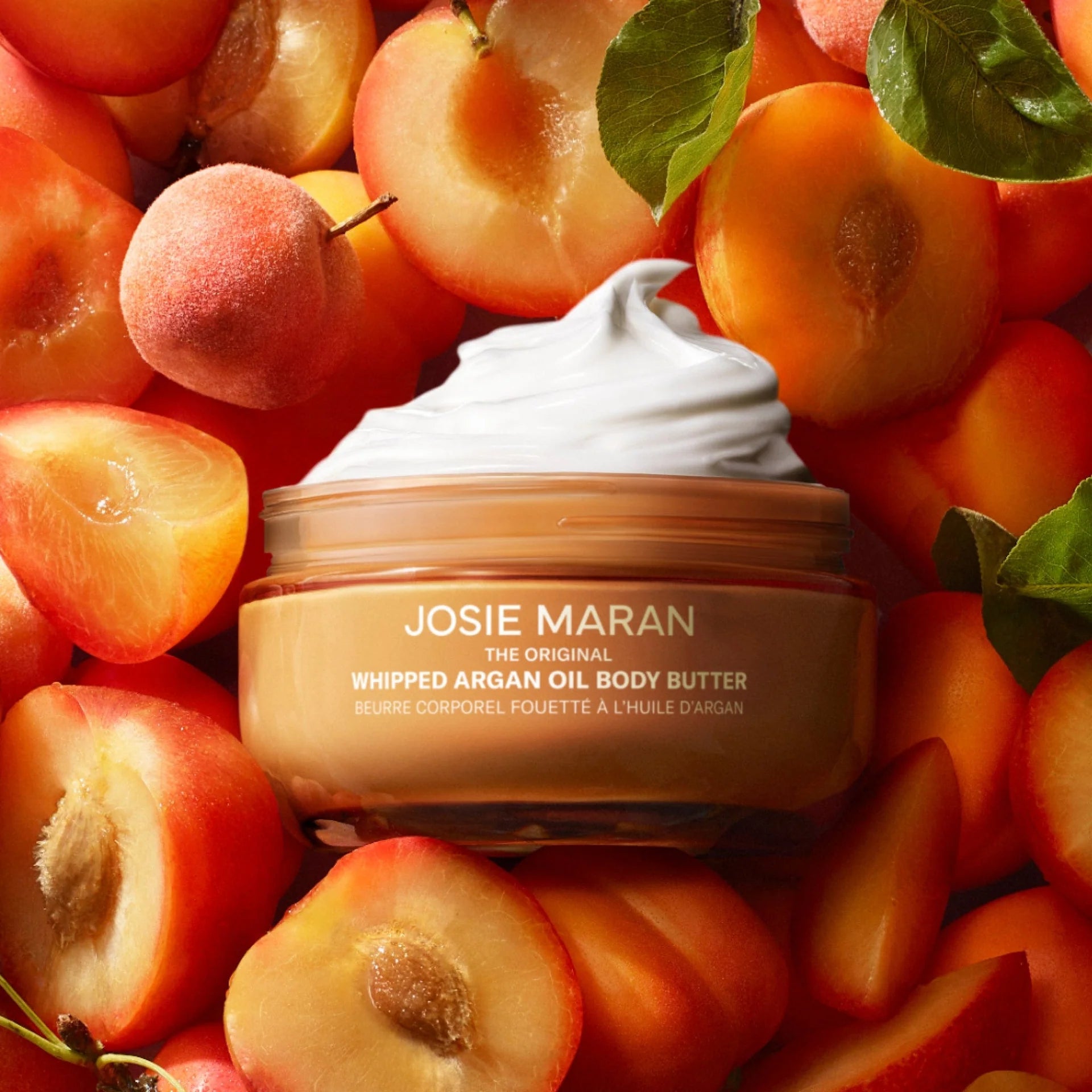 Josie Maran Whipped Argan Oil Body Butter - Ultra Hydrating Moisturizing Cream for Dry Skin, Natural & Organic Skincare - Perfect for Daily Use, After Shower & Nighttime Routine