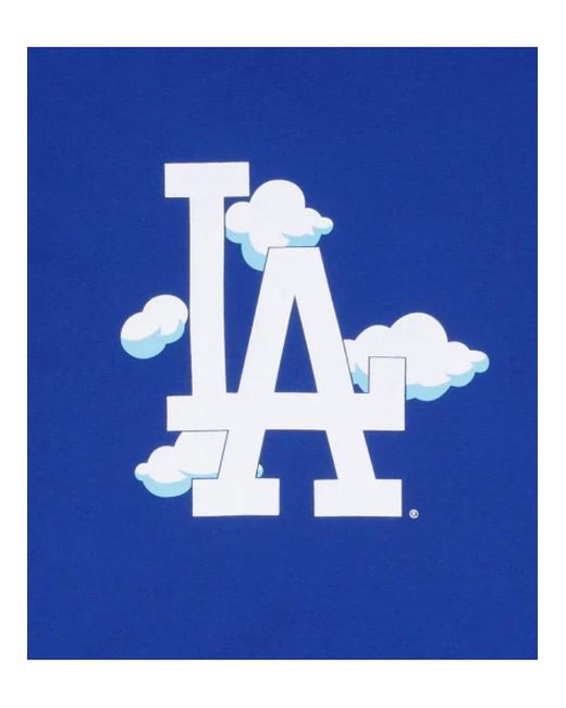 Los Angeles Dodgers Cloud Blue Men's T-Shirt - Official MLB Baseball Fan Jersey, Comfortable Cotton Tee for Game Day, Casual Wear & Sports Events