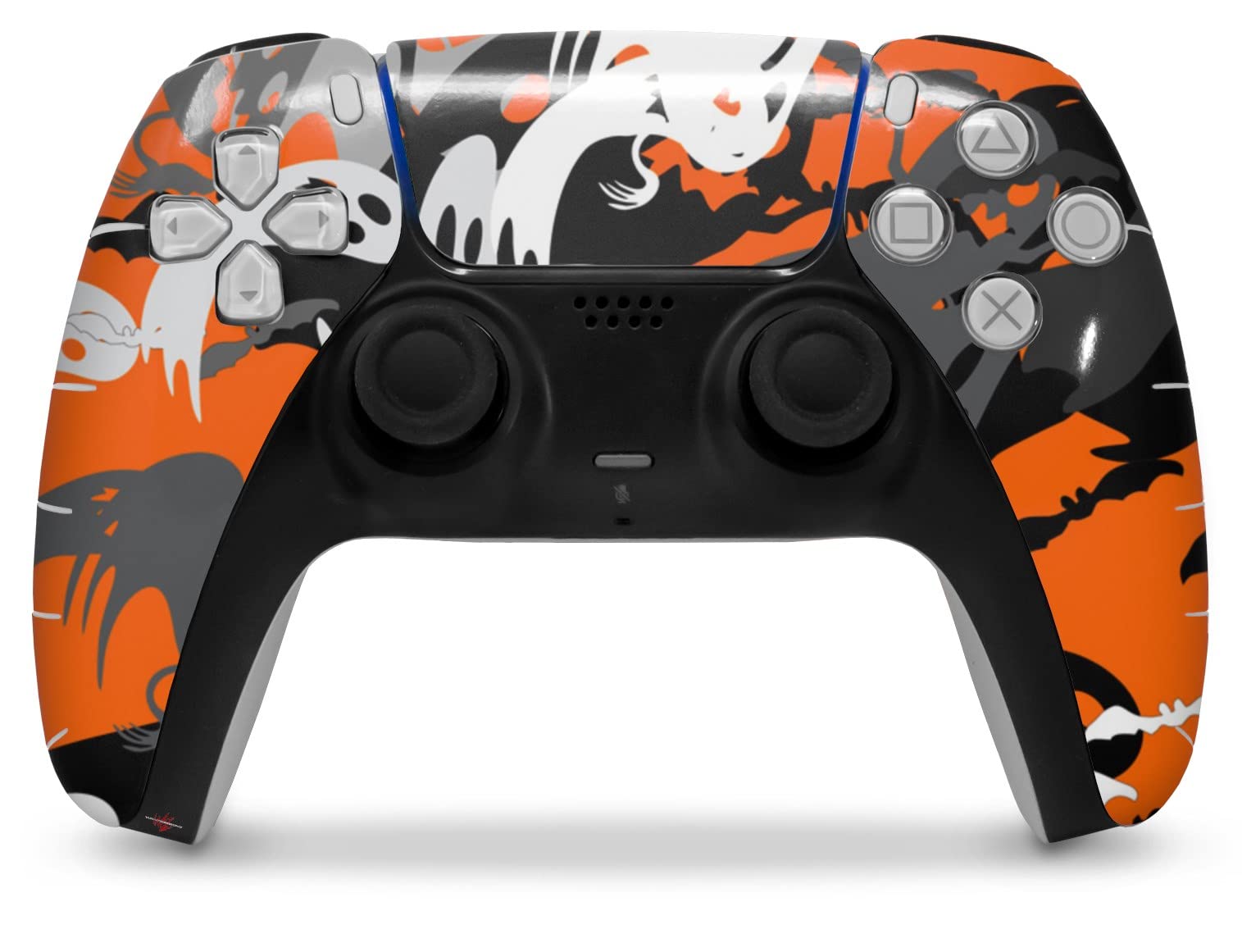PS5 DualSense Controller Skin Wrap - Halloween Ghosts Design for Gaming & Protection