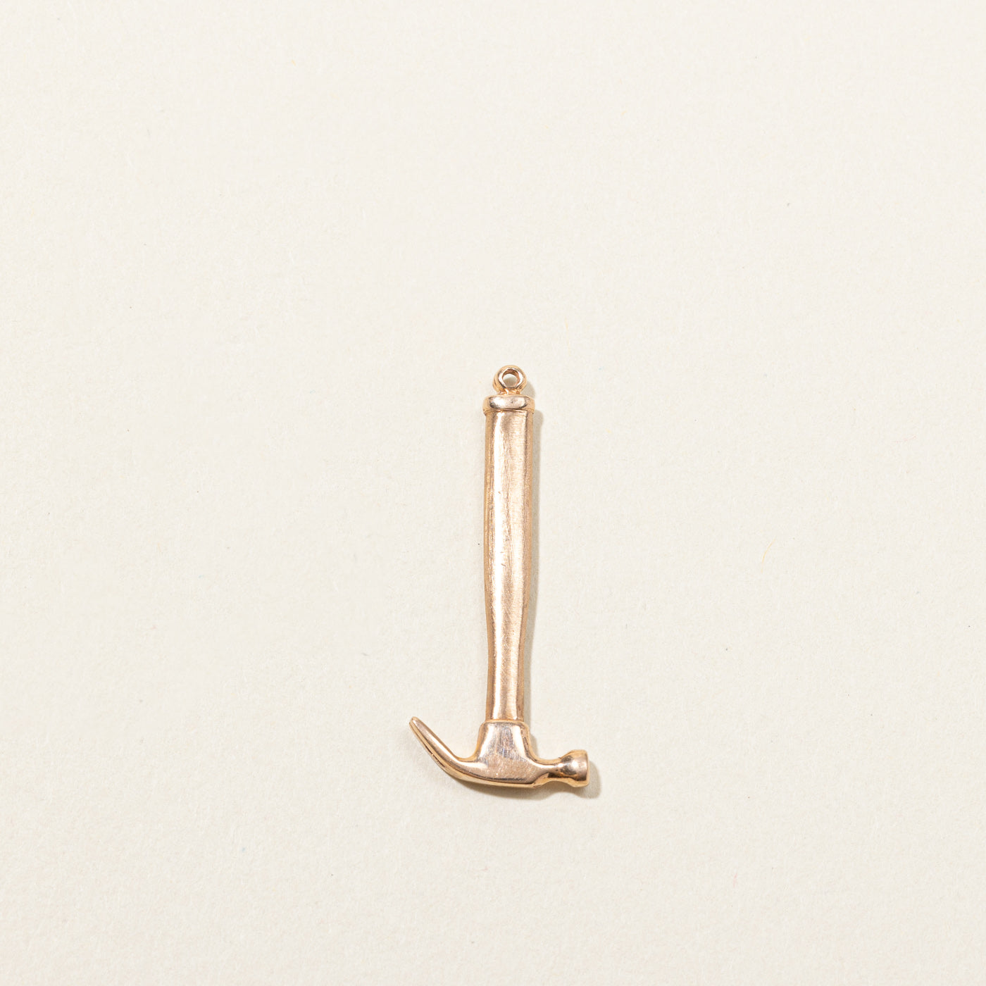 9K Gold Hammer Charm Pendant Necklace for Men & Women - Perfect for Gifts, Jewelry Making, and Everyday Wear
