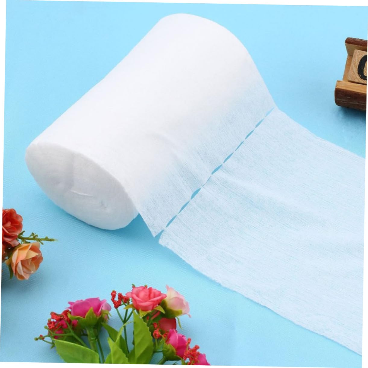 IWOWHERO 100 Sheets/Roll Bamboo Baby Diapers - Soft, Hypoallergenic & Eco-Friendly Disposable Diapers for Newborns & Toddlers - Perfect for Daycare, Travel & Overnight Use