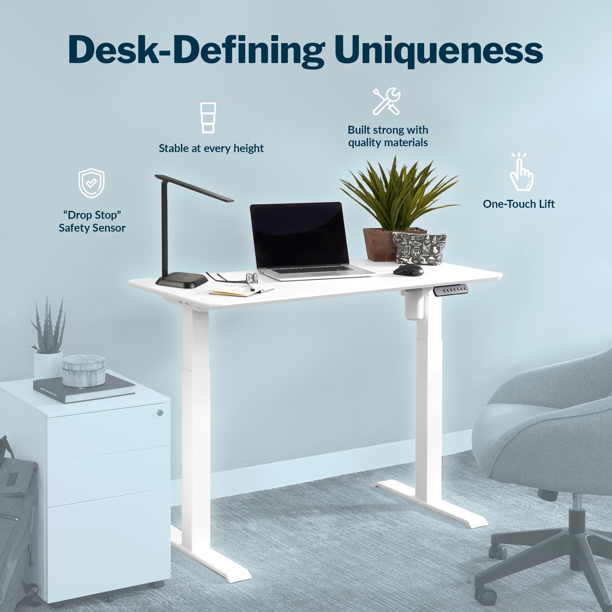 Vari Essential Height Adjustable Electric Standing Desk - 48