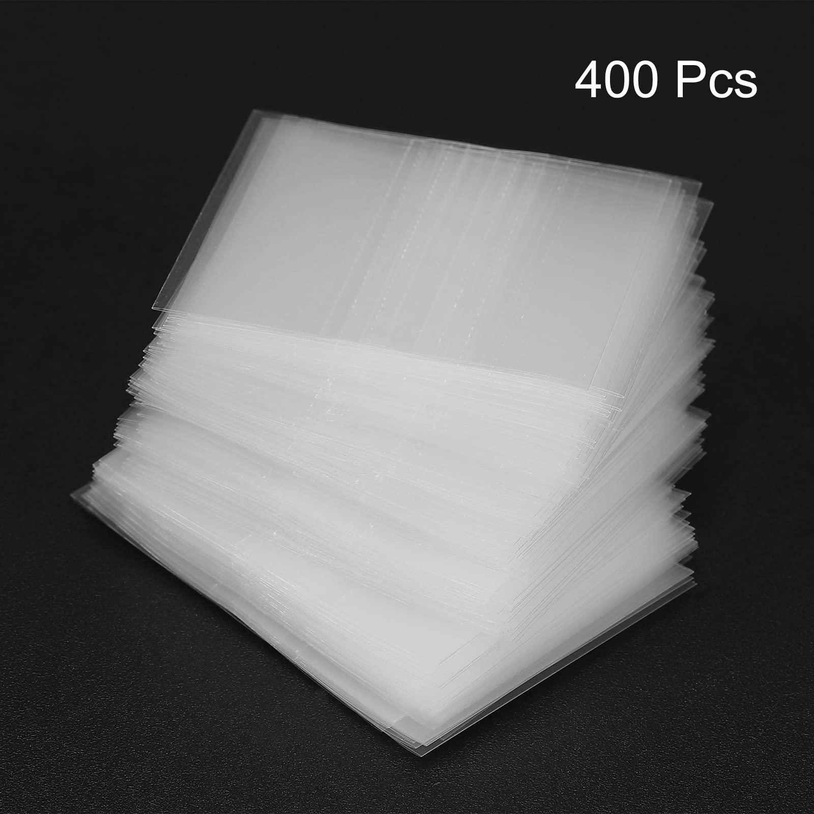 PATIKIL 400 Pack 35x30mm Clear PVC Perforated Heat Shrink Bands for Jars & Cans - Fits 0.59 to 0.83 Inch Cap Diameter - Ideal for Food Packaging, DIY Crafts & Home Canning Projects