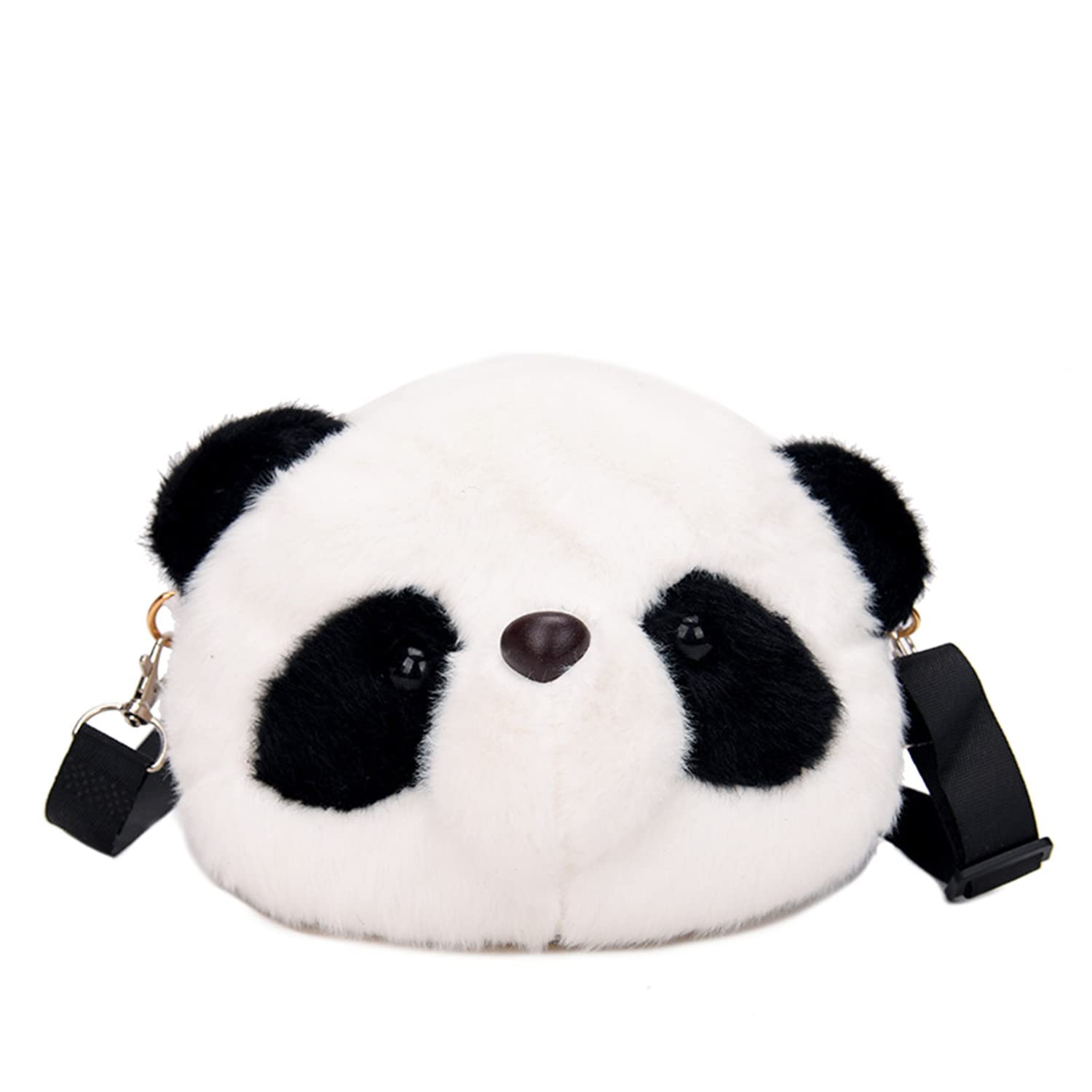 Cute Panda Plush Messenger Bag for Women & Girls - Soft Crossbody Shoulder Purse for School, Travel & Everyday Use