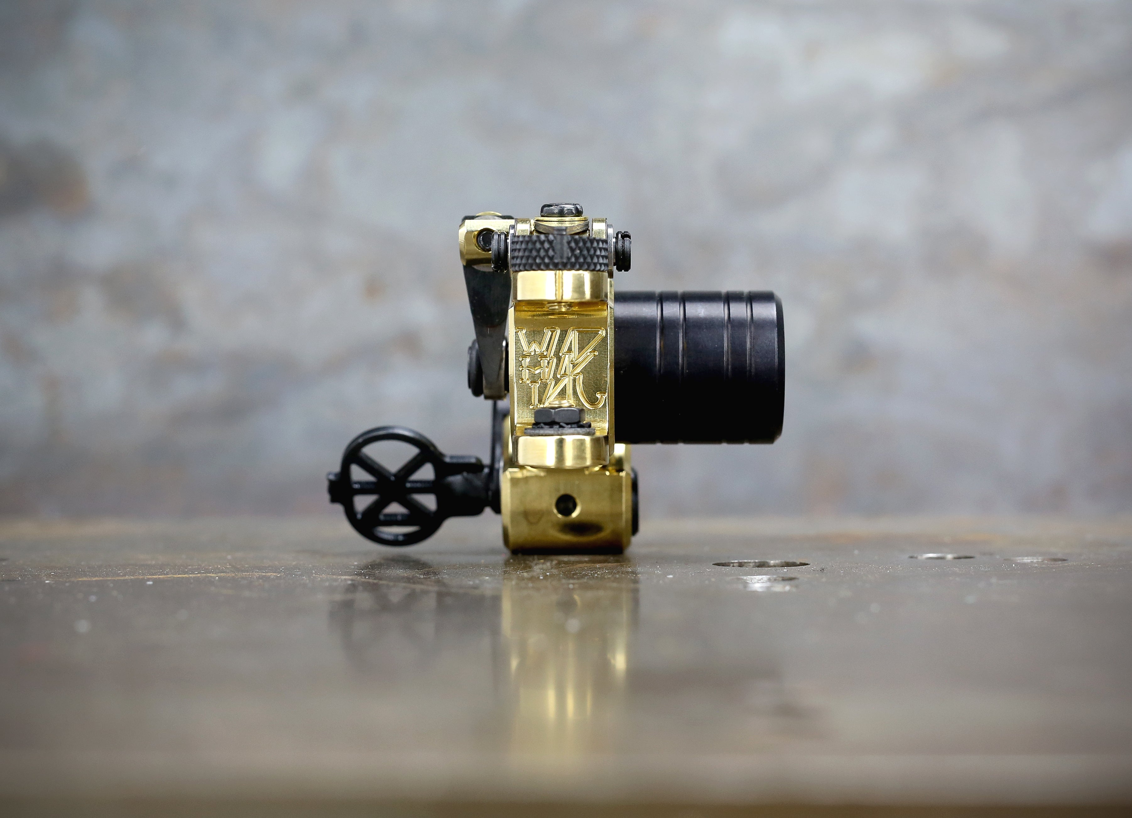 Dan Kubin V3/24 POWER Sidewinder Polished Brass CC with EXTRA HIT - High Performance Airsoft Pistol for Competitive Shooting & Tactical Training