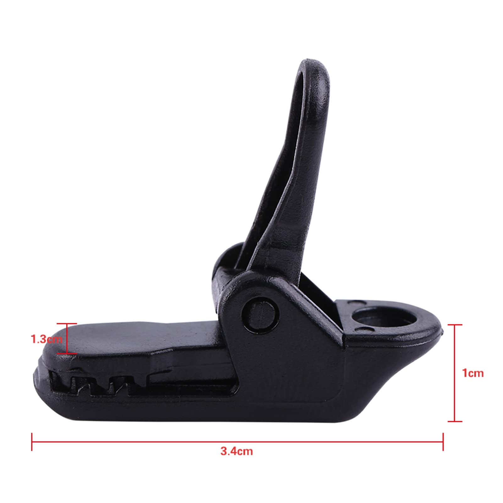 20pcs Heavy Duty Windproof Camping Tent Tarp Clips - Snaps & Tighten Hangers for Outdoor Travel, Hiking, Backpacking Gear - Durable Shelter Accessories for Rain, Snow & Wind Protection