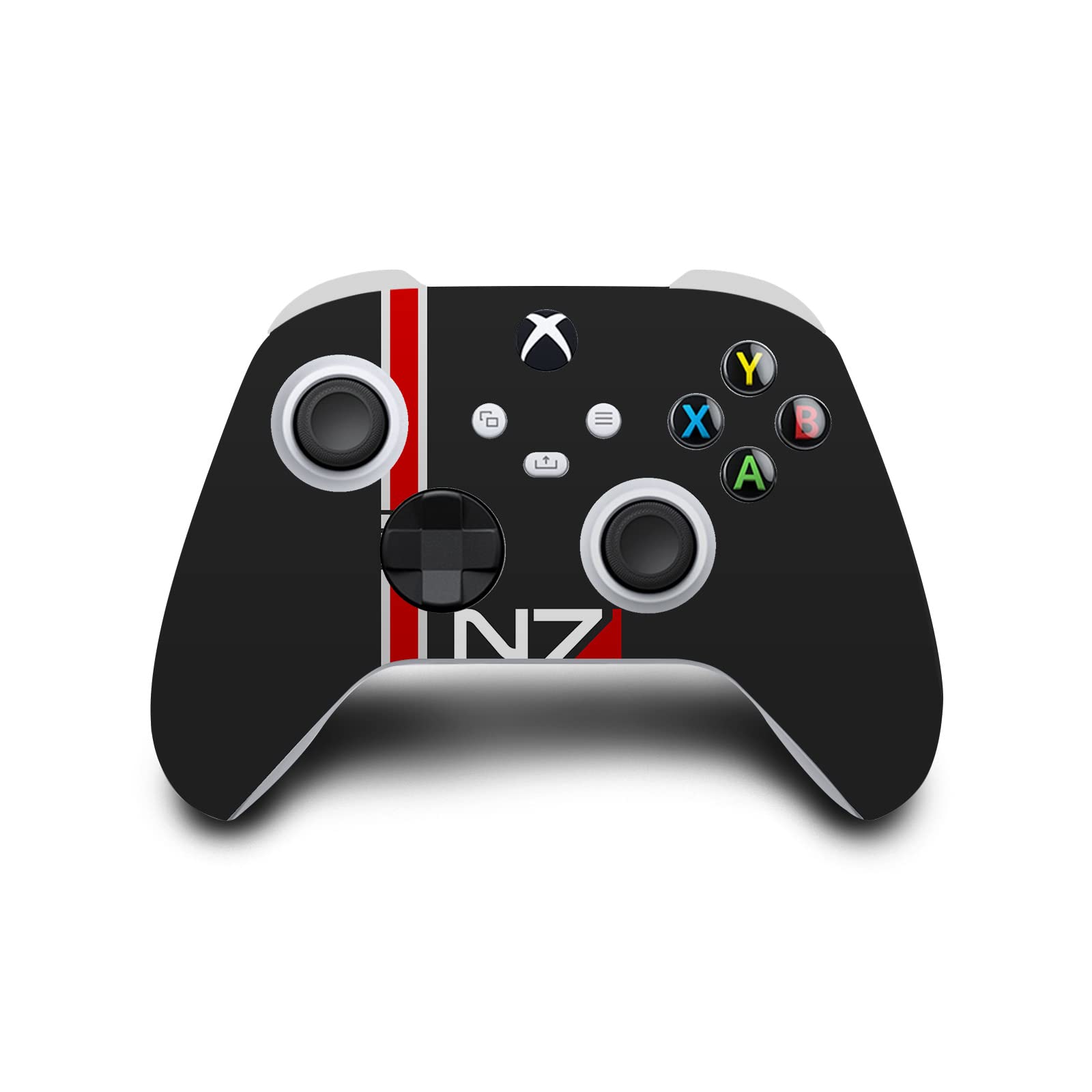 Officially Licensed Mass Effect N7 Logo Vinyl Sticker Skin Decal for Xbox Series S Console & Controller - Gaming Accessories for Fans - Perfect for Customizing Your Gaming Setup