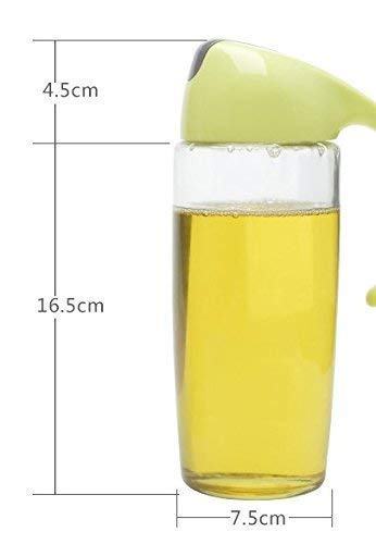 KUNYA® Automatic Opening & Closing Glass Oil Dispenser Bottle - Leak-Proof Kitchen Oil Cruet for Olive Oil, Vinegar & Seasonings (1-Pack) - Perfect for Cooking, Salad Dressing & Baking