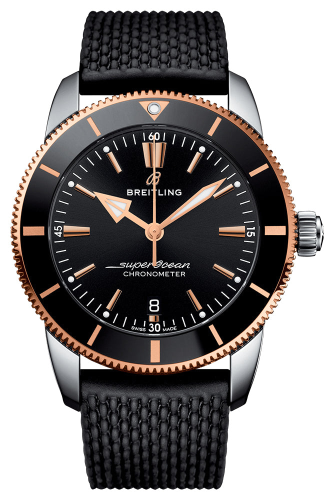 Breitling Superocean Heritage 46 Stainless Steel Men's Luxury Dive Watch - Waterproof Chronometer for Swimming, Sailing & Professional Diving