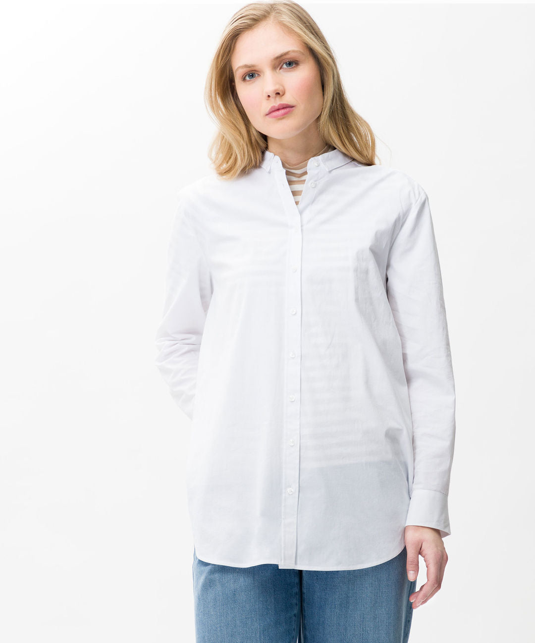 Brax 425448 VIC L/S Button Down Collar Shirt for Men - Classic Office & Casual Wear