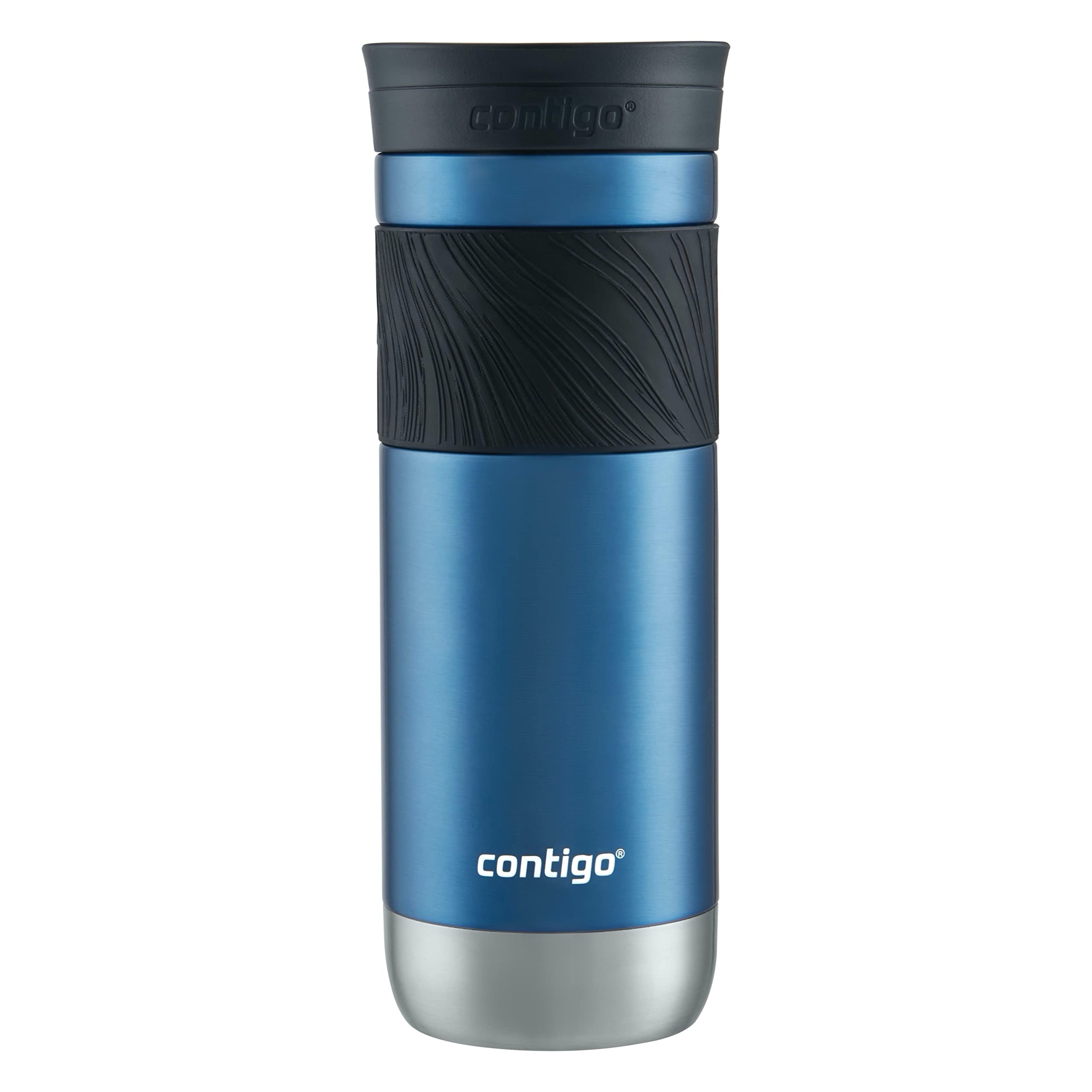 Contigo Byron 20oz Vacuum-Insulated Stainless Steel Travel Mug with Leak-Proof Lid - BPA-Free Blue Corn Coffee Tumbler - Keeps Beverages Hot/Cold for Hours - Perfect for Office, Commuting, Hiking & Outdoor Activities