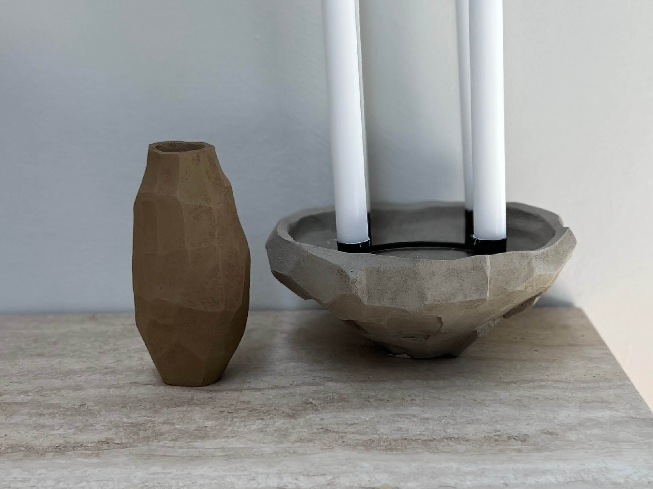 Nuki Candle Bowl - Decorative Ceramic Candle Holder for Home Decor, Wedding Centerpieces, and Relaxing Aromatherapy | Perfect for Living Room, Bedroom, and Spa Ambiance
