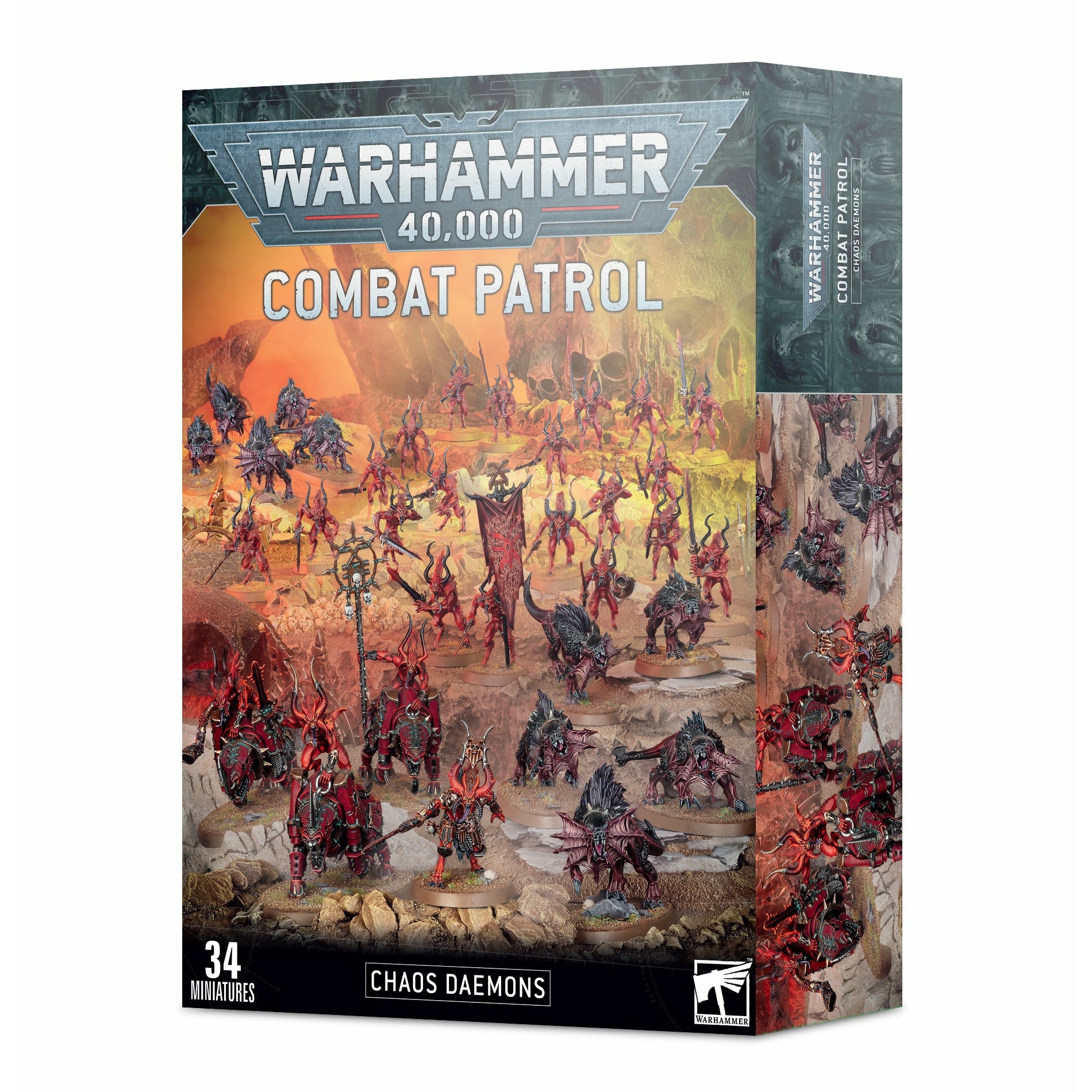Combat Patrol: Chaos Daemons Butchers of Hyporia - Warhammer 40K Tabletop Miniature Game Set for Strategy Battles & Collectors