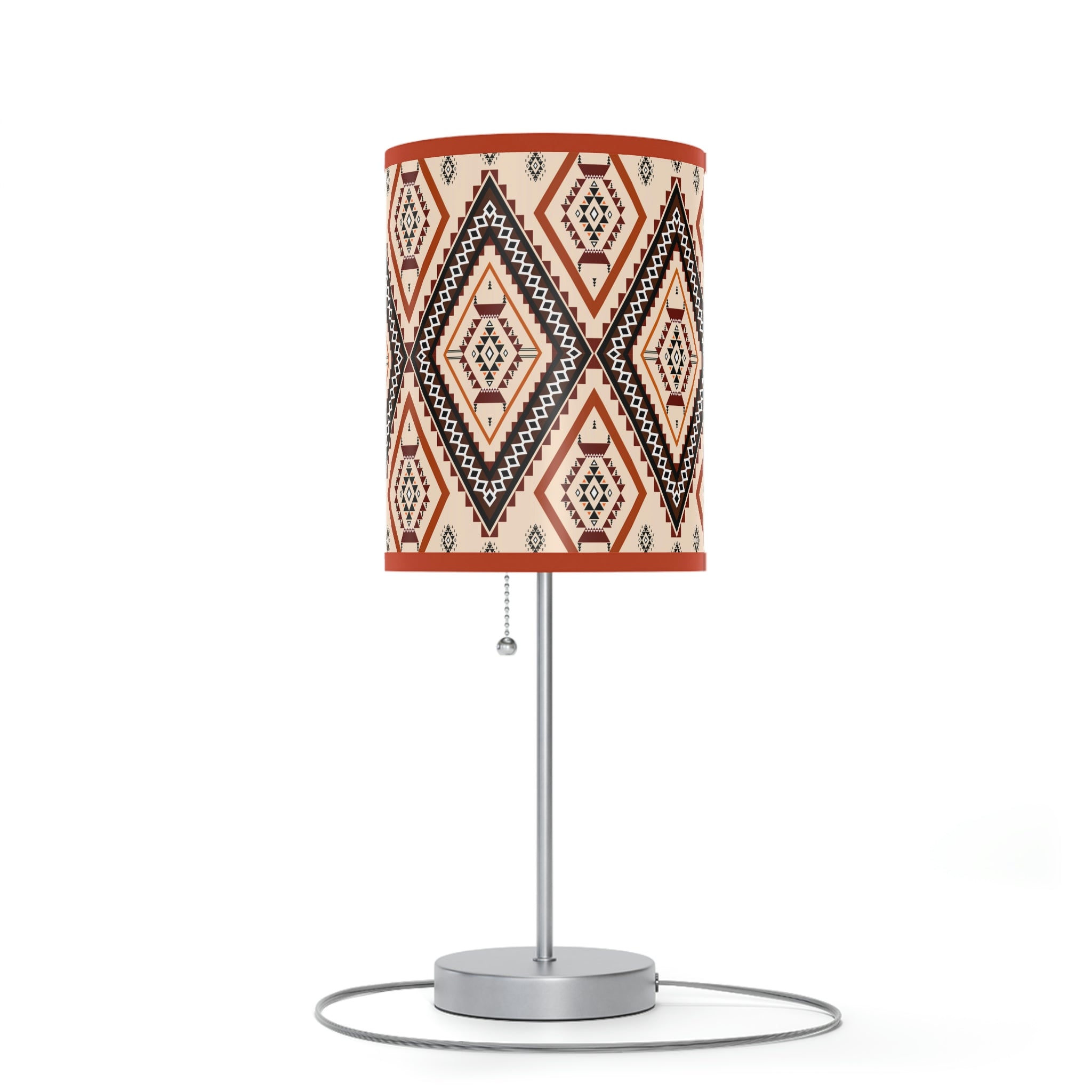 Southwestern Style Table Lamp for Bedroom & Living Room - Adjustable Reading Light with US/CA Plug - Perfect for Nightstands, Sofa Side Tables and Home Office Desks