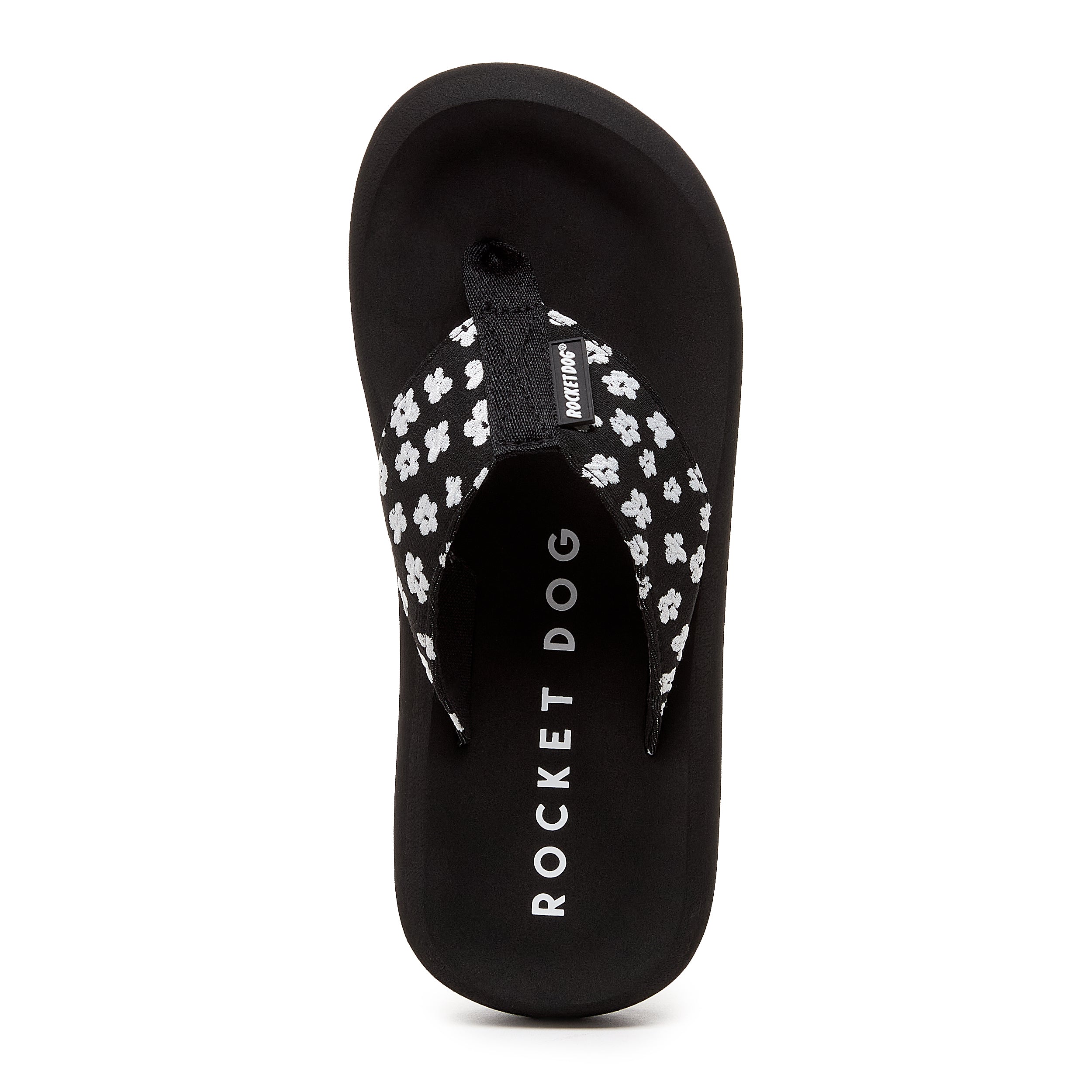 Black Pixie Floral Flip Flops for Women - Comfortable Summer Beach Sandals with Non-Slip Sole | Perfect for Poolside, Vacation & Casual Outfits