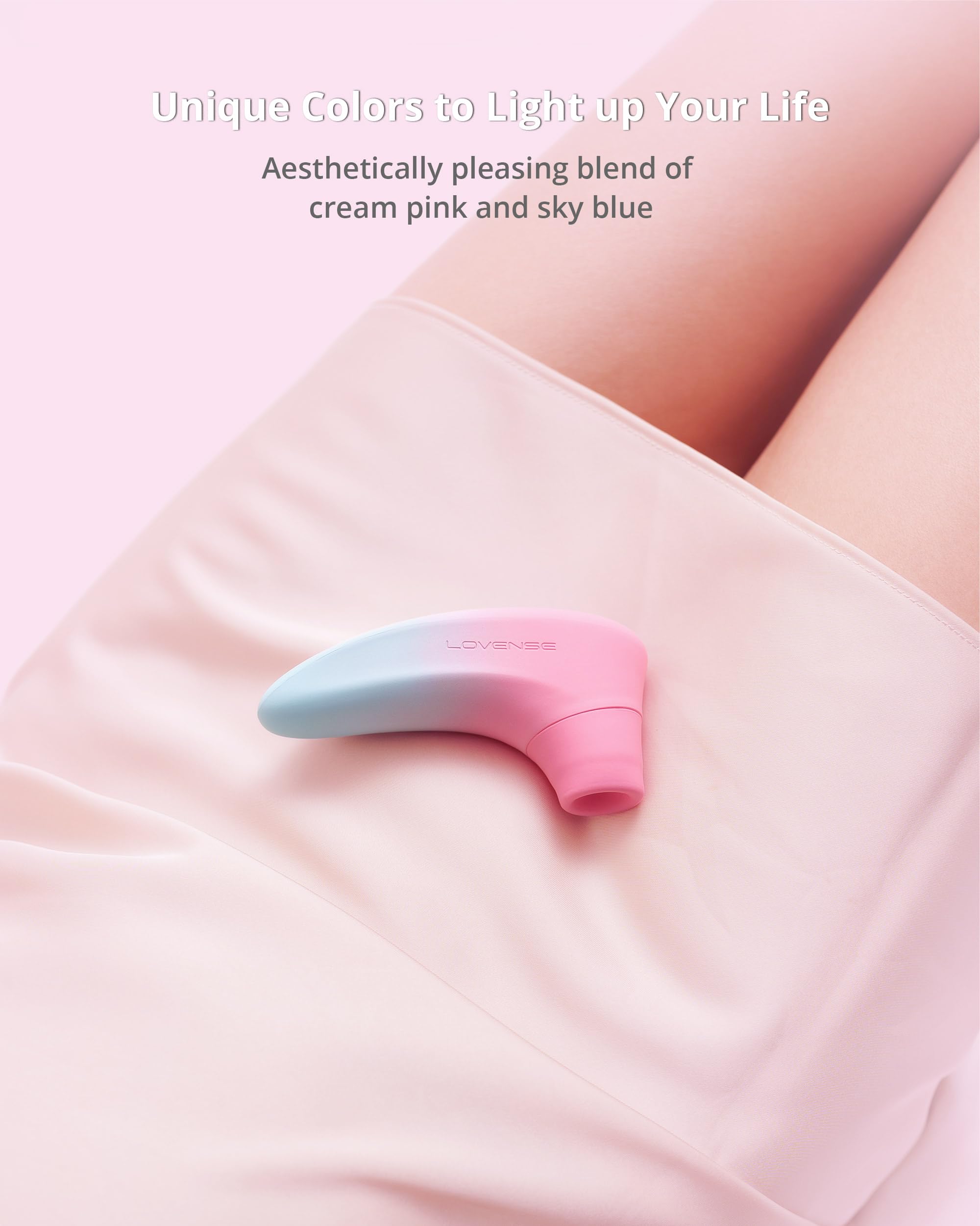 LOVENSE Tenera 2 Clitoral Sucking Vibrator for Women, Pressure Wave Stimulator with Powerful Vibrations, Rechargeable Adult Sex Toy - Perfect for Solo Play & Couples Intimacy