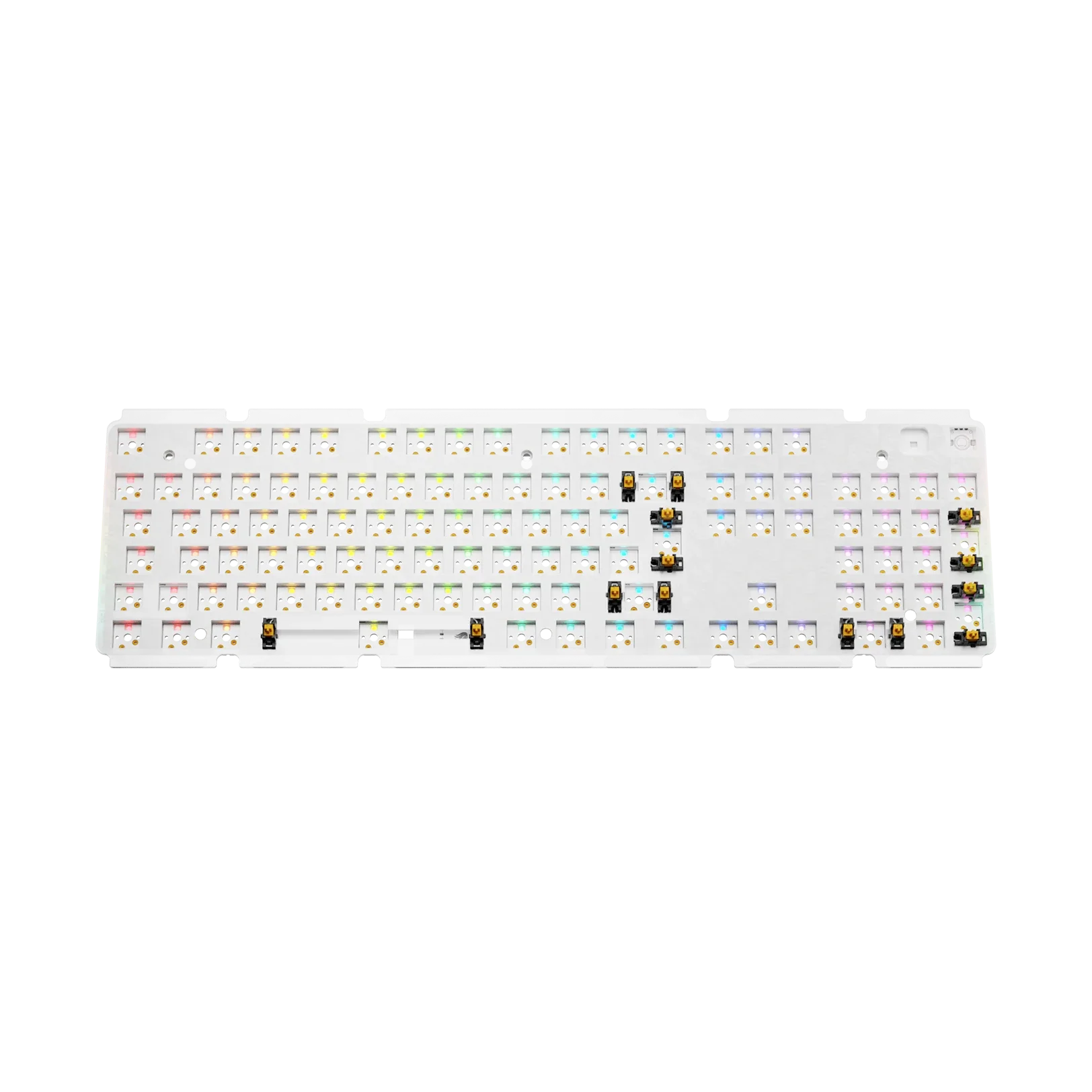 GMMK 3 Mechanical Keyboard Switch Plate - 100% Polycarbonate ISO Layout for Custom Gaming Keyboards | Perfect for PC Builds, Esports & Typing Enthusiasts