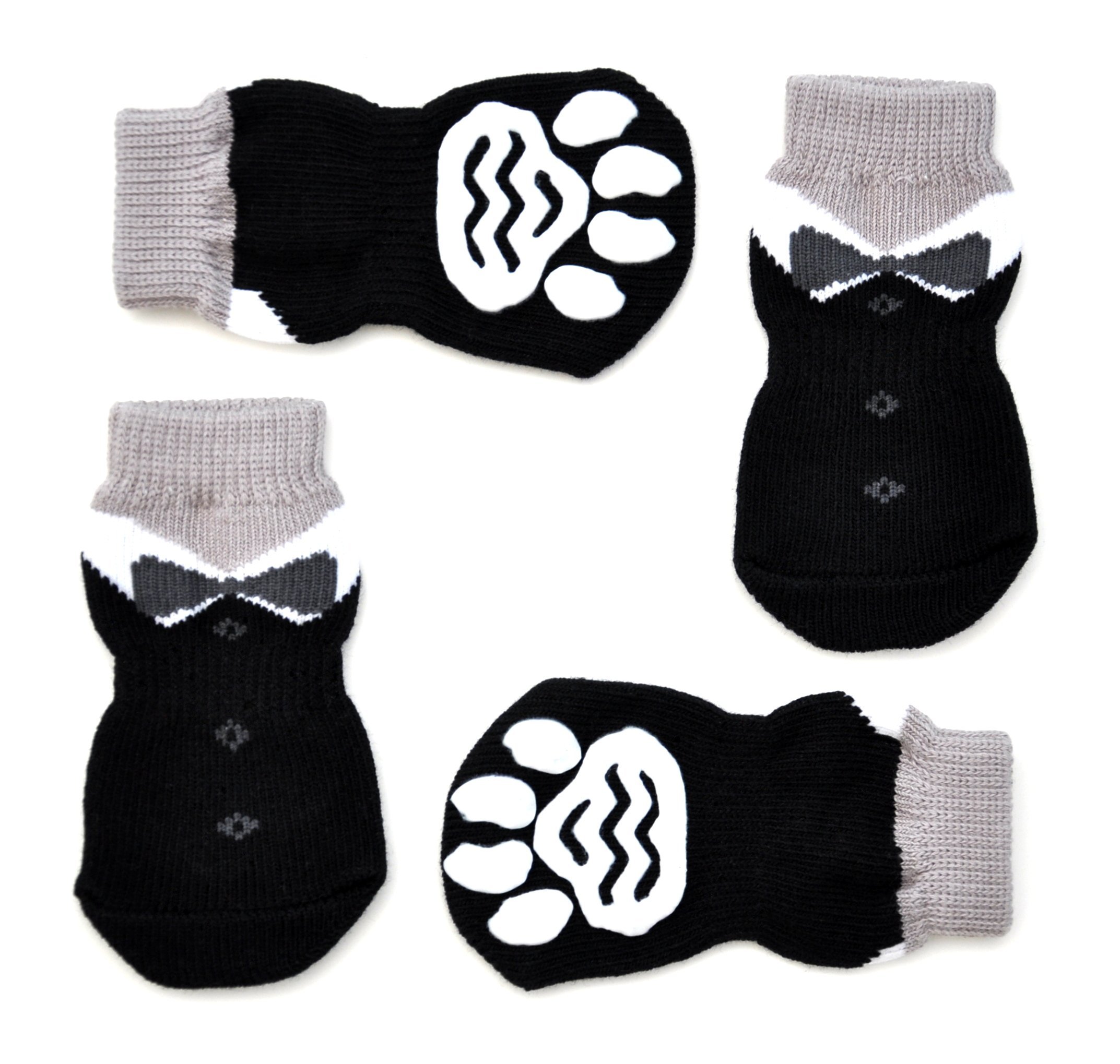 Anti-Slip Pet Socks with Traction Soles - Indoor Paw Protectors for Dogs & Cats
