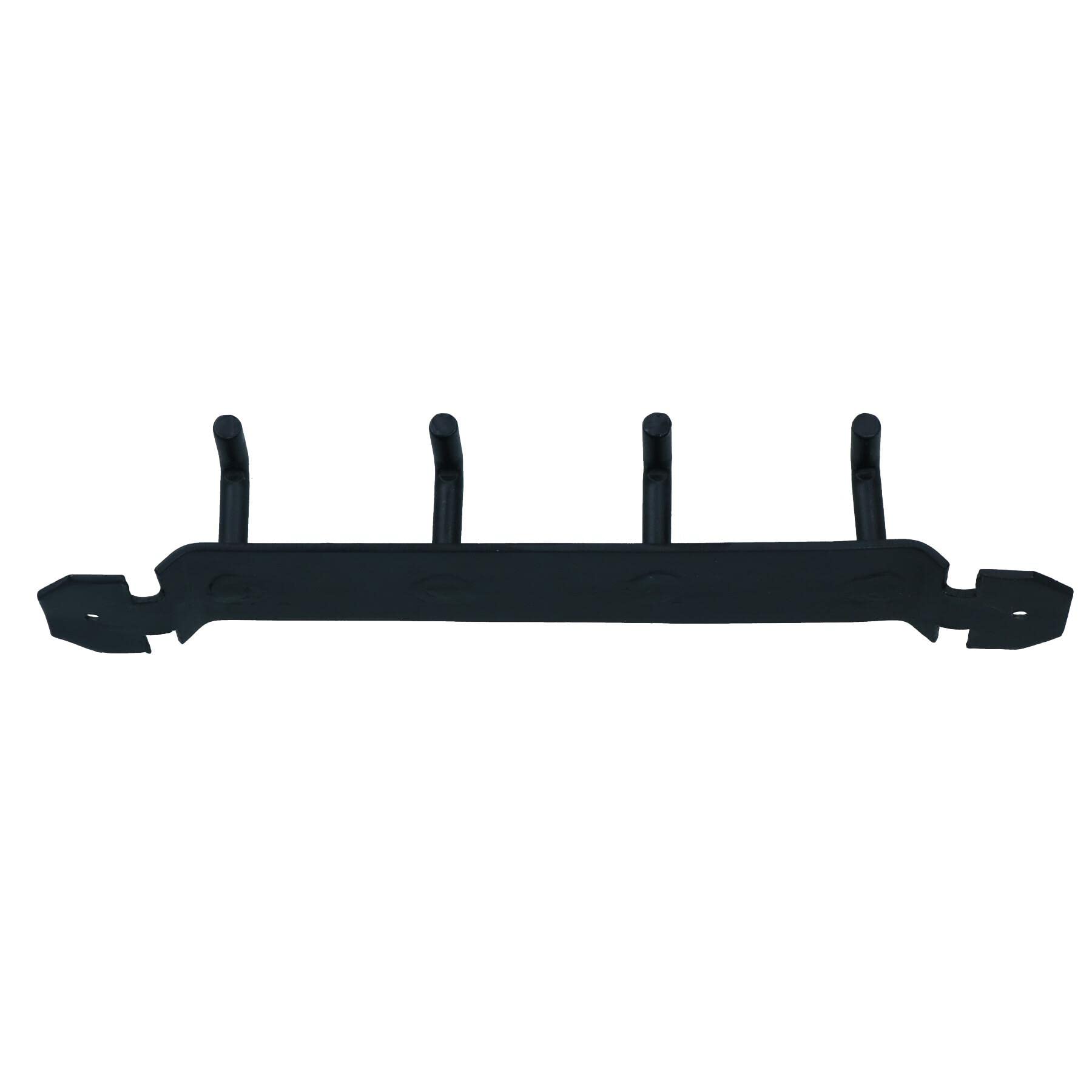 4 Hook Wall Mounting Bracket Hanging Plate for Fireside Fire Tools Log Burner - Perfect for Fireplace, Wood Stove, and Hearth Accessories