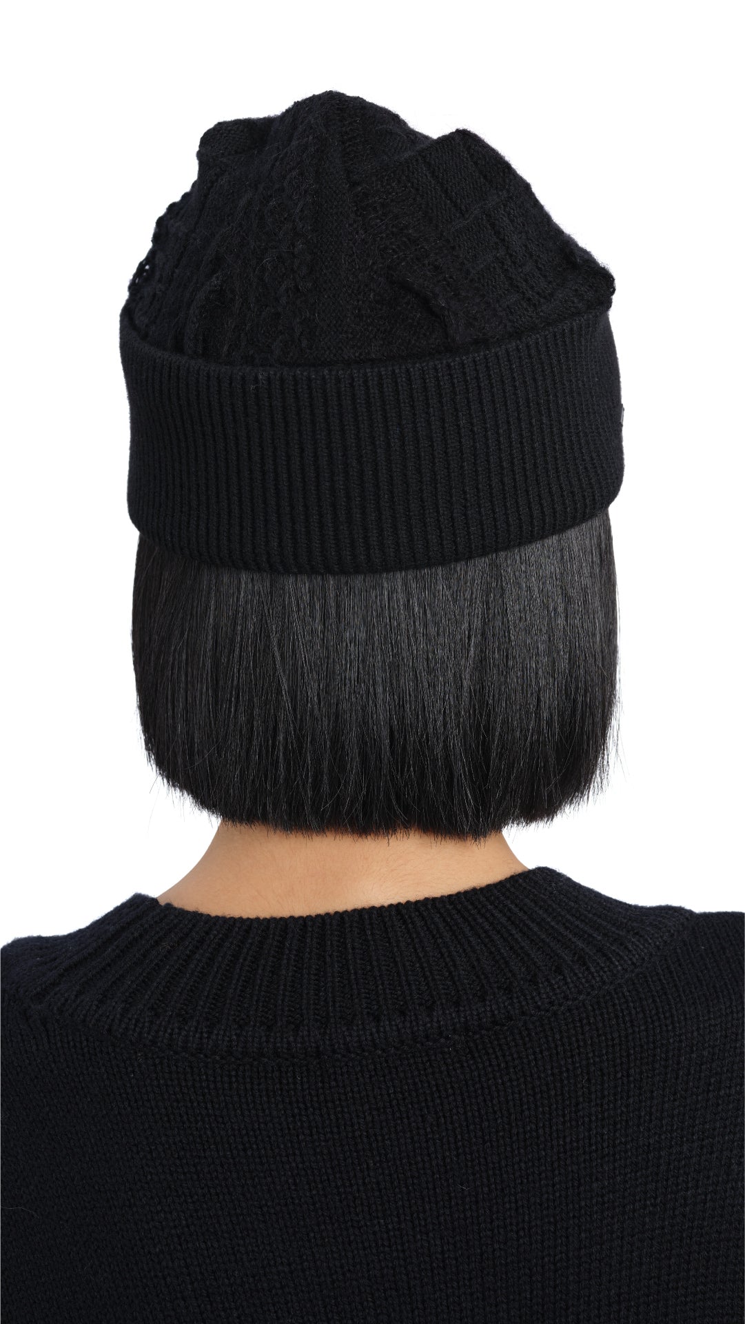 Multi Yarn Patterned Knit Beanie - Warm Winter Hat for Men & Women - Trendy Striped Design for Outdoor Activities, Skiing & Snowboarding