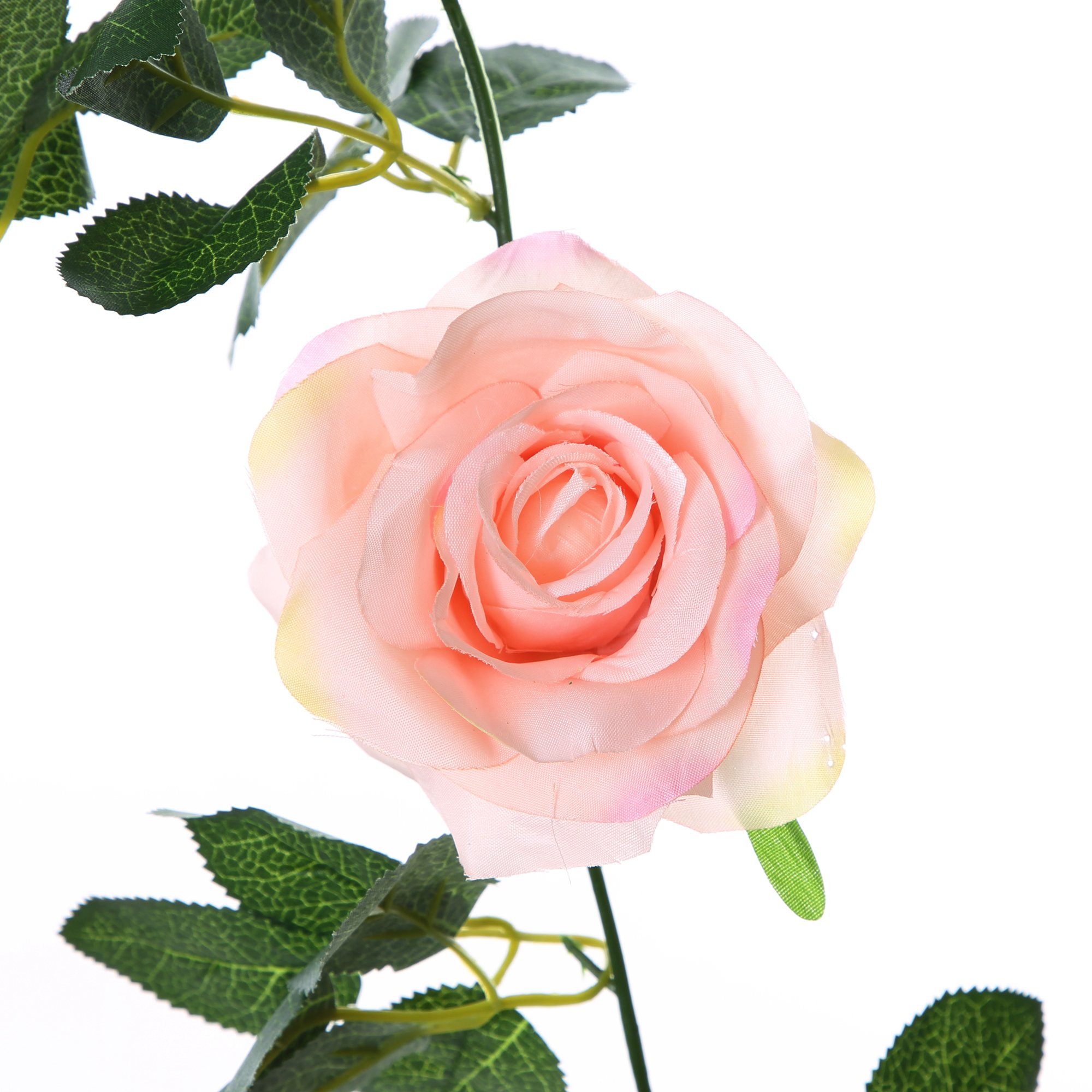 Felice Arts 2 Pack Pink Artificial Rose Garland - 6.5FT Fake Rose Vine Hanging Flowers for Wedding, Baby Shower, Table Centerpiece, Home & Garden Decor - Perfect for Party, Bridal, and Indoor/Outdoor Decoration