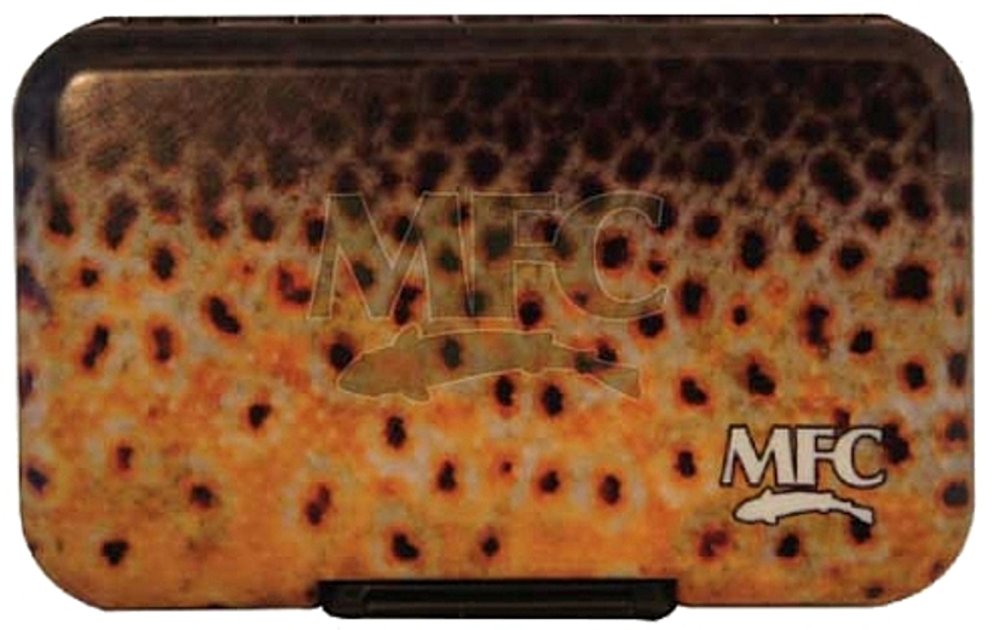 Premium Plastic Fly Box for Brown Trout Fishing - Durable Tackle Storage for Dry Flies, Nymphs & Streamers - Perfect for Fly Fishing Enthusiasts & Outdoor Adventures