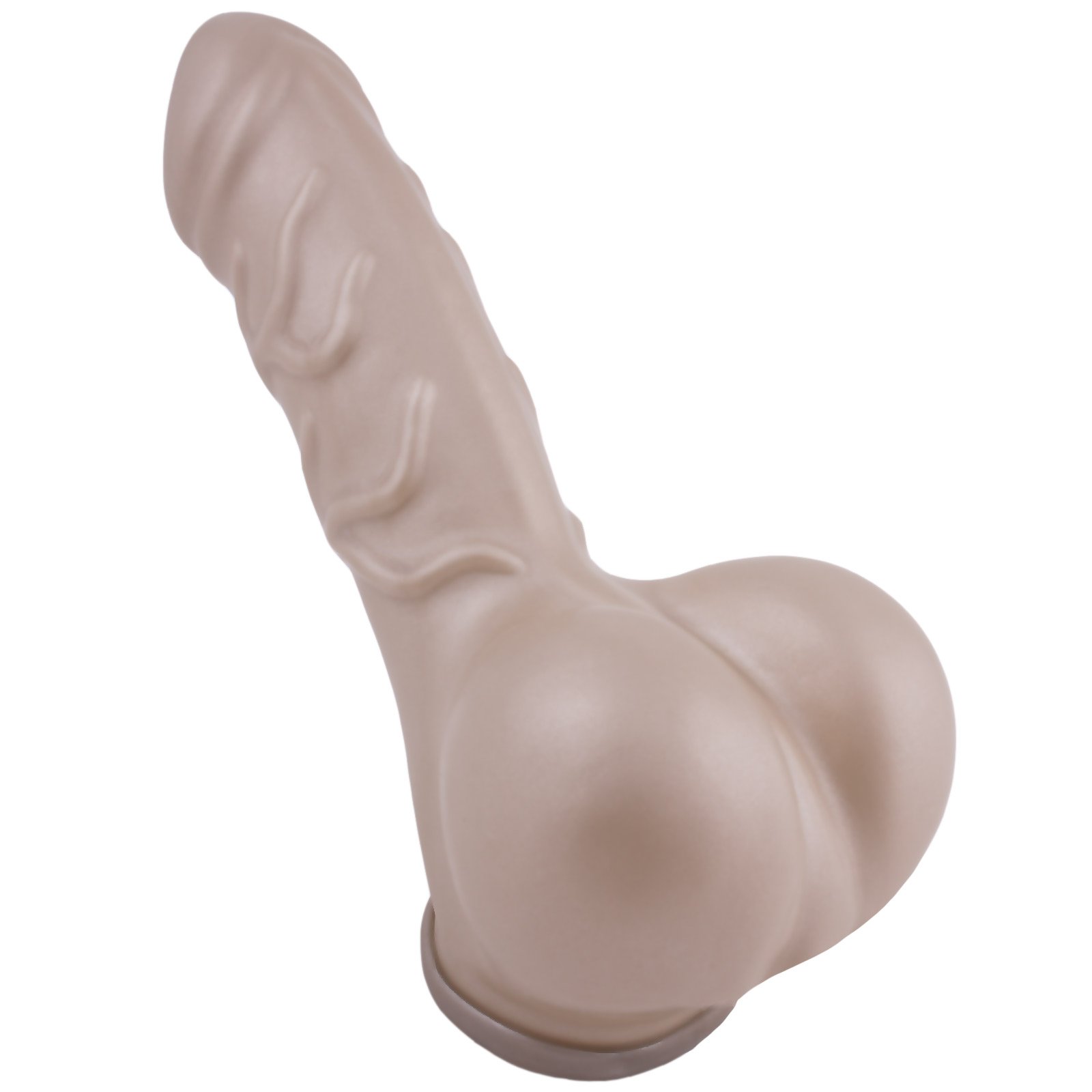 Premium Silver Latex Penis Sheath - Permanent Condom Extender & Male Chastity Device | Long Cock Sleeve for Extended Pleasure & BDSM Play | Made in Berlin 