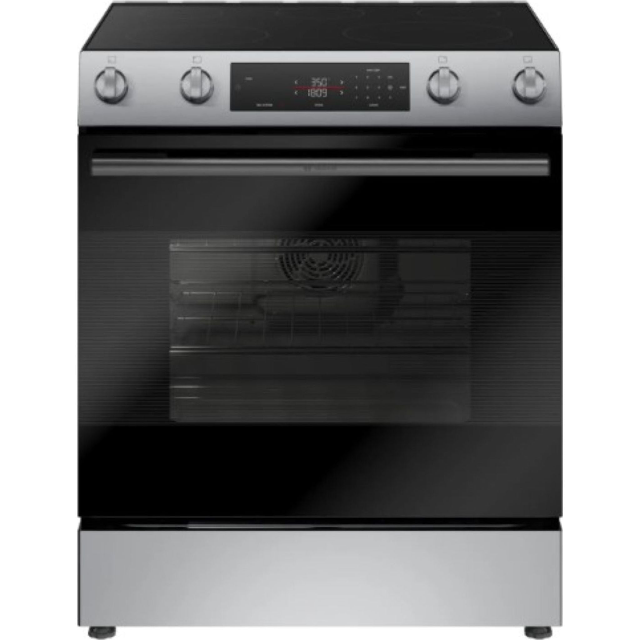 Bosch 30-Inch Electric Range HEF1050MC - Stainless Steel Built-In Stove with 5 Burners & Convection Oven - Perfect for Modern Kitchens & Home Cooking