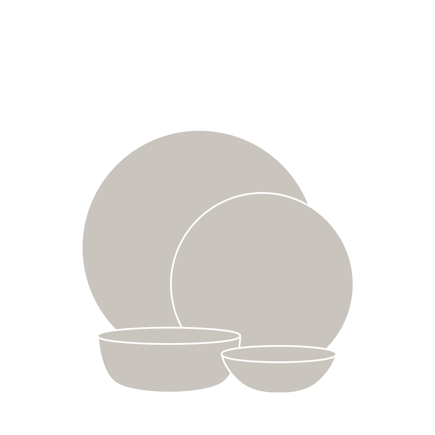 Peralta 4-Piece Dinnerware Set - Elegant Porcelain Plates & Bowls for Everyday Dining, Dinner Parties & Home Decor - Microwave & Dishwasher Safe