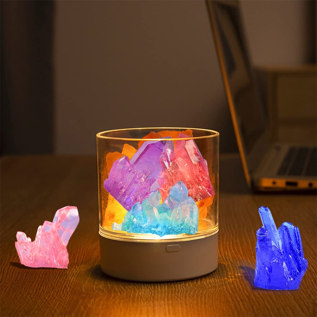 FineInno 6-Piece Crystal Cluster Silicone Molds for Resin Jewelry Making - Small Quartz Epoxy Resin Molds for DIY Crafts, Stone Decor & Home Decoration - Perfect for Handmade Pendants, Keychains & Geode Art Projects