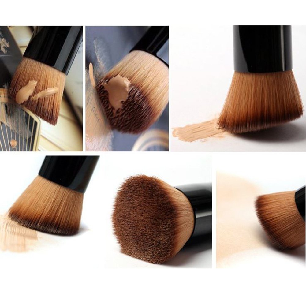 1Pc Professional Powder Brush & Foundation Brush - Soft Makeup Brush Set for Flawless Face Makeup - Perfect for Liquid, Powder & Cream Foundation Application - Beauty Tools by Layfoo